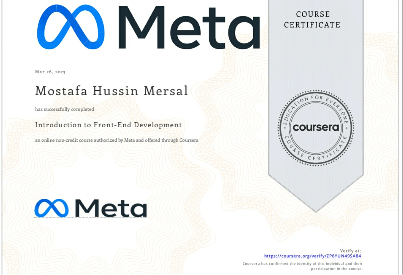 Certificate 3