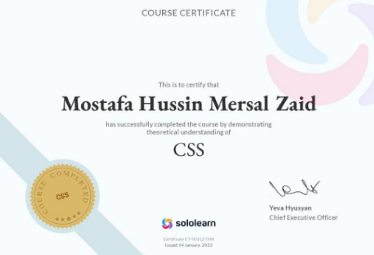 Certificate 9